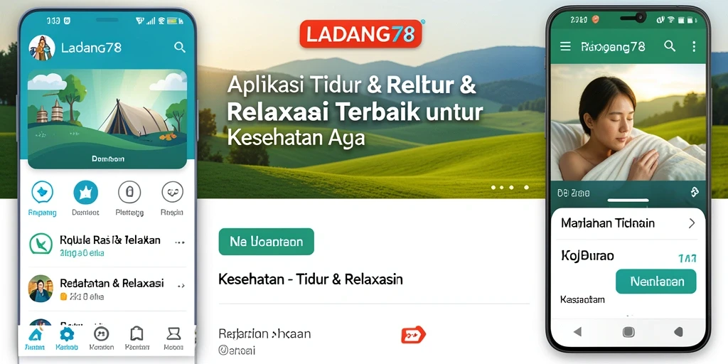 Antarmuka sederhana untuk pengalaman Tidur & Relaksasi.