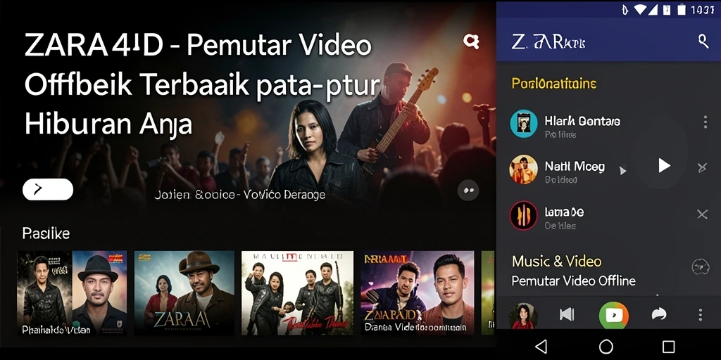 Tampilan antarmuka ZARA4D yang sederhana dan fungsional.