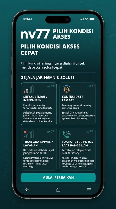Tampilan link alternatif nv77